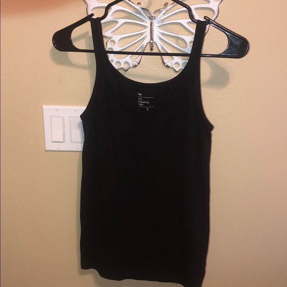 GAP Black Women's Tank Top Scoop Neck